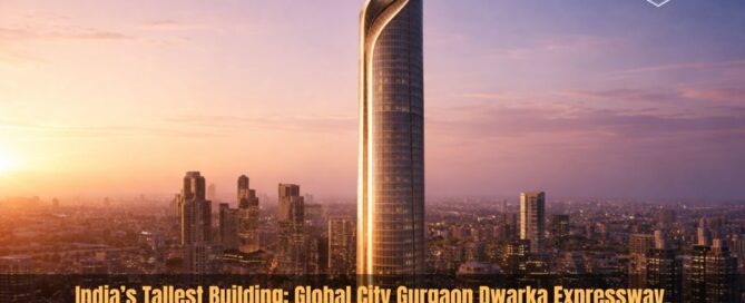 India’s Tallest Building: Global City Gurgaon Dwarka Expressway.