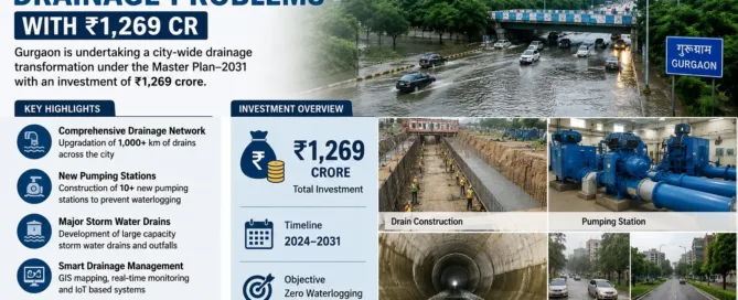 Master Plan-2031: How Gurgaon is Solving its Drainage Problems with ₹1,269 Cr