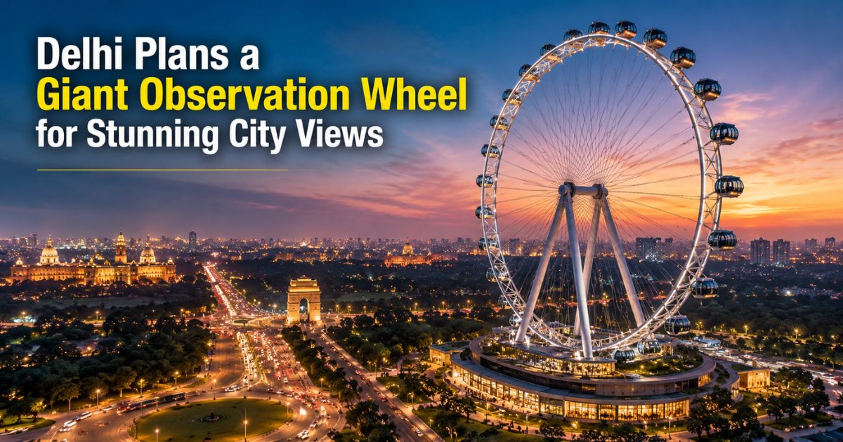 Delhi Plans a Giant Observation Wheel for Stunning City Views