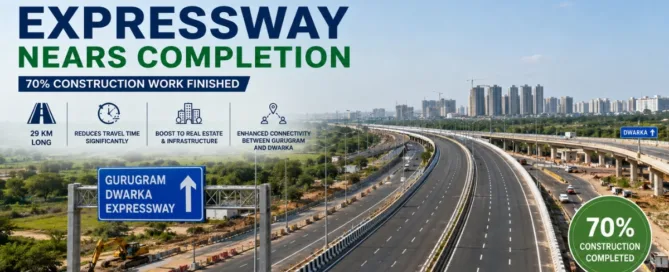 Gurugram–Dwarka Expressway Nears Completion, 70% Construction Work Finished