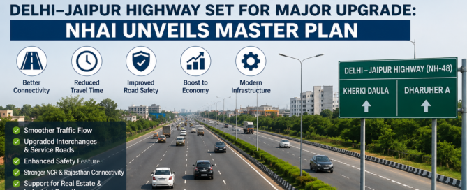 Kherki Daula to Dharuhera Delhi–Jaipur Highway Set for Major Upgrade: NHAI Unveils Master Plan.
