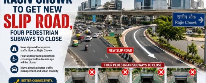 Rajiv Chowk to Get New Slip Road, Four Pedestrian Subways to Close