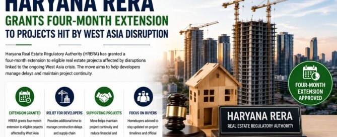 Haryana RERA Grants Four-Month Extension to Projects Hit by West Asia Crisis