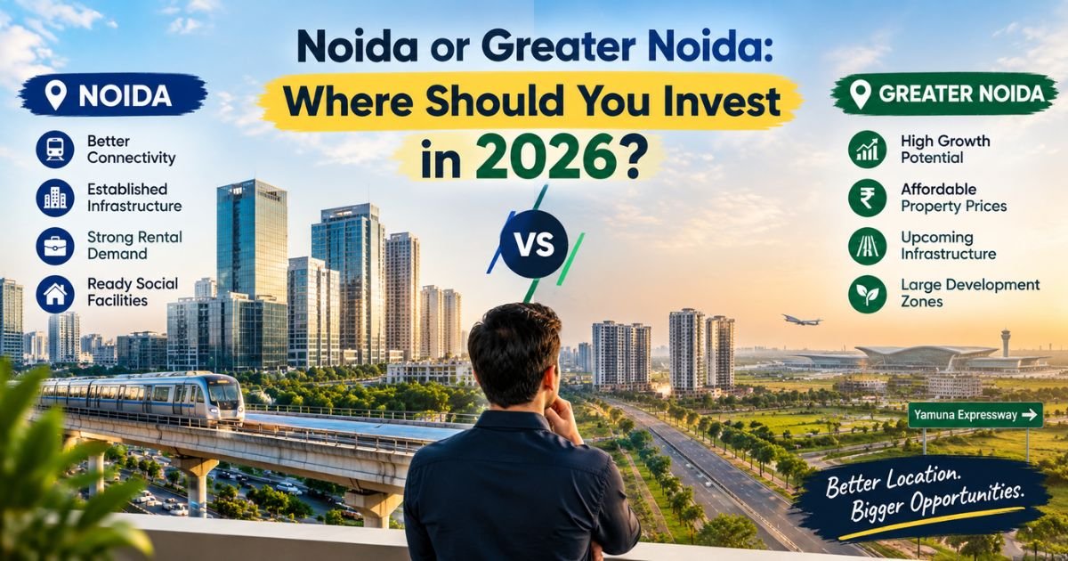 Noida vs Greater Noida: Which Is Better for Future Growth?