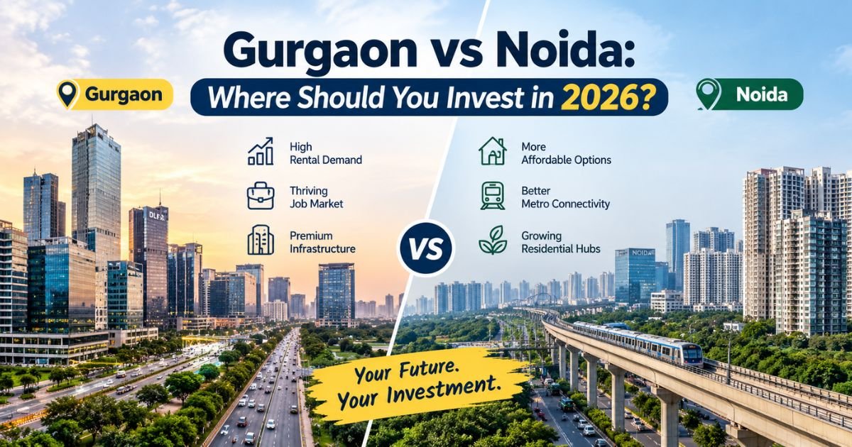Gurgaon vs Noida: Where Should You Invest in 2026?