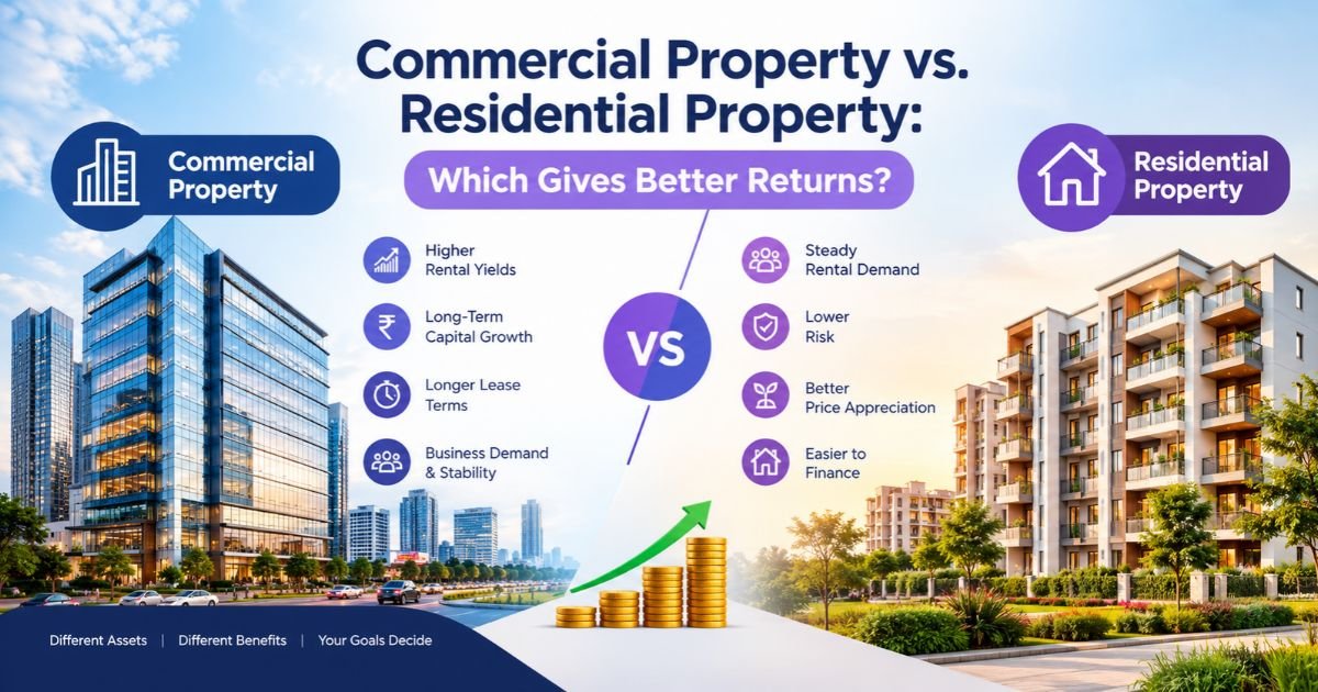 Commercial Property vs. Residential Property: Which Gives Better Returns?