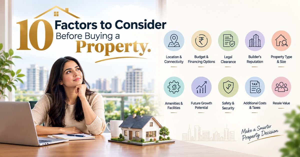 10 Factors to Consider Before Buying a Property