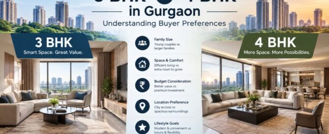 3 BHK vs 4 BHK in Gurgaon: Which Home Fits Your Needs?